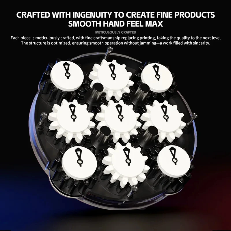 [CubeFun] ShengShou LongLin ساعة سحرية 4x4 أُحجية مكعبات السرعة المغناطيسية SENGSO موازين التنين ألعاب ألعاب هدايا