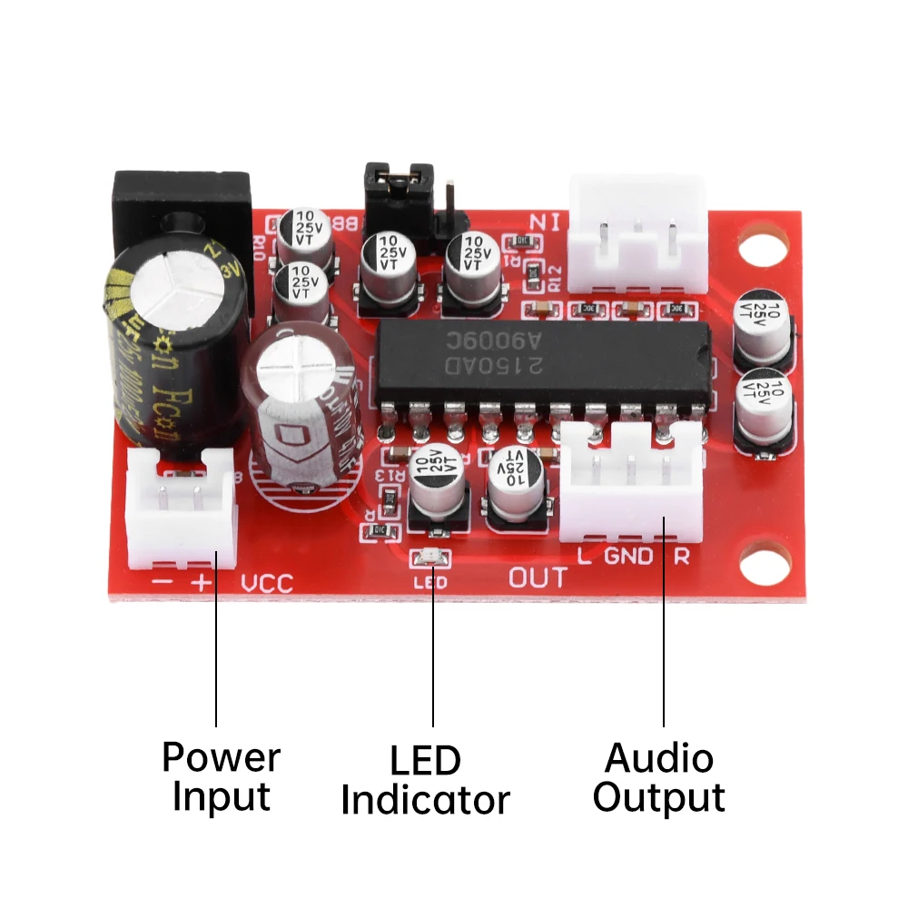 DC 5V-24V JRC2150 Tone Board Pre-Signal BBE Sound Exciter aumenta la chiarezza dei bassi alti NJM2150 versione regolata tensione stabile