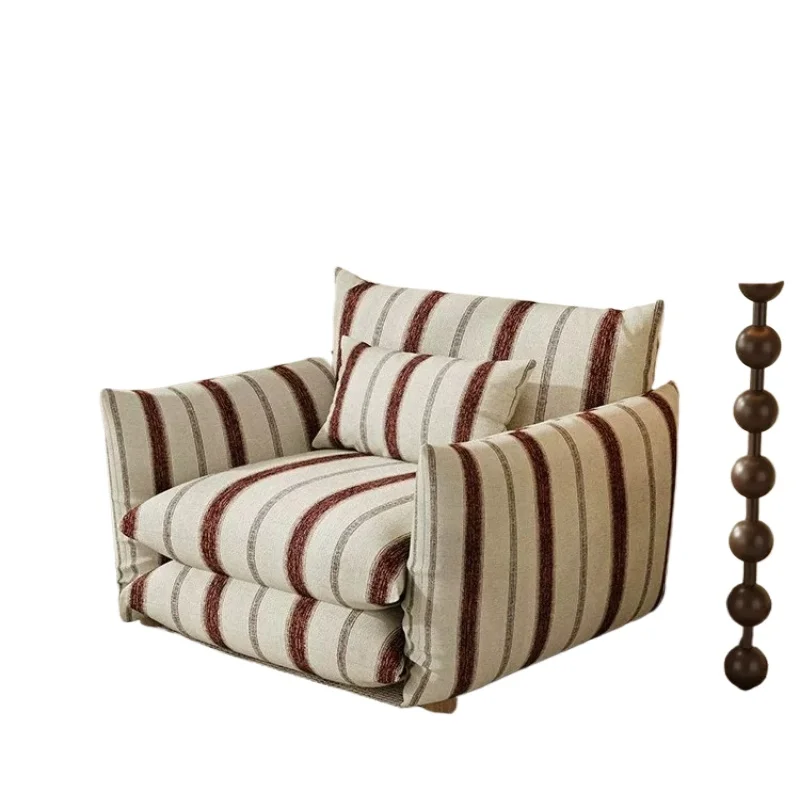 CX retro single sofa chair medieval wabi-sabi wind living room, small sofa B & B