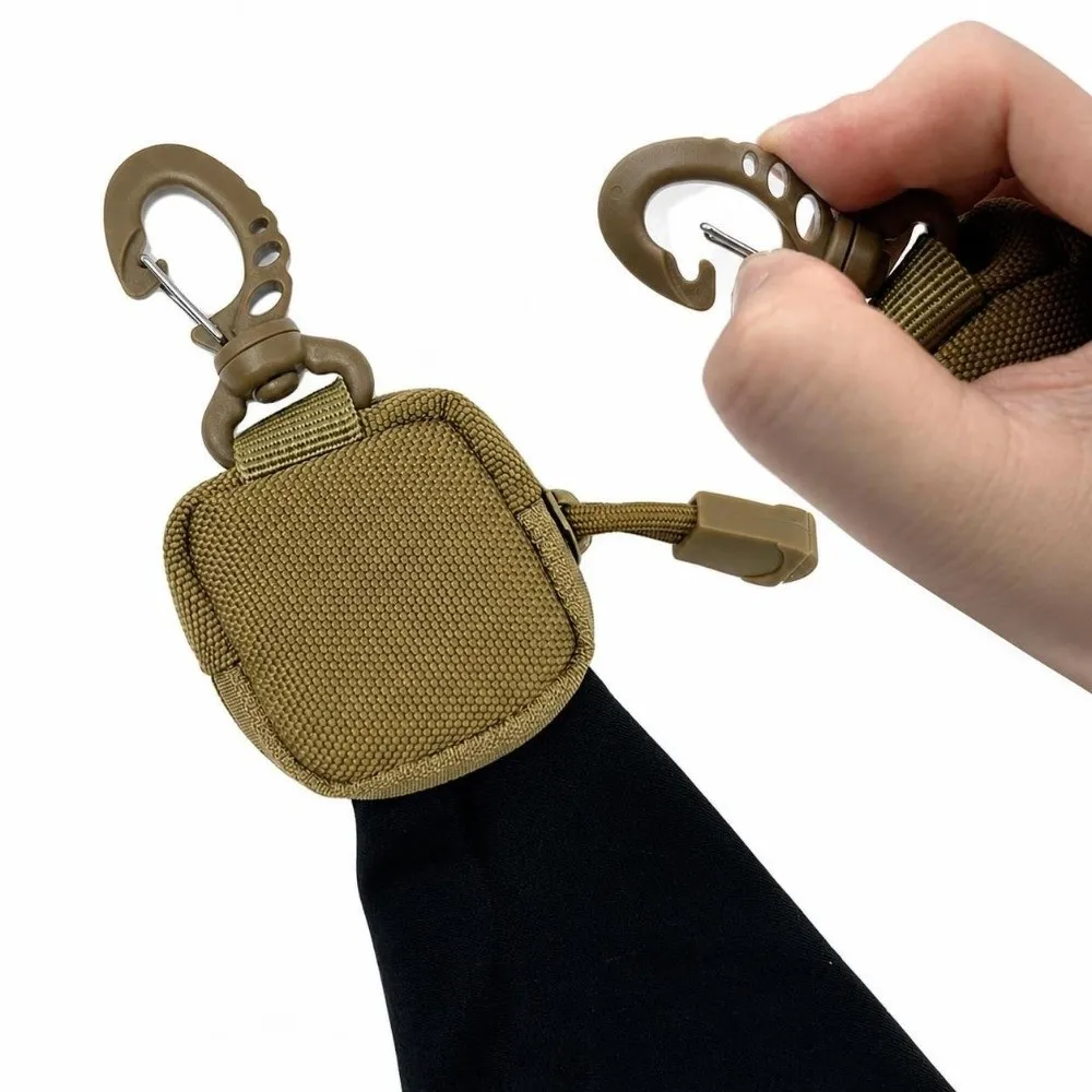 Mini Storage Eyeglass Cloth Bag Ultra-Fine Fibers One-Piece Folding Eyeglass Cleaning Cloth with Keyring Durable