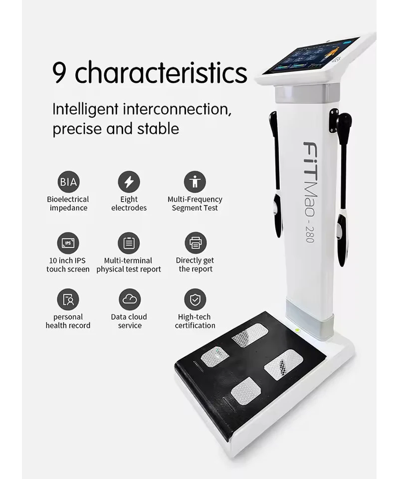 2026 New Body 3D Scanner Segmental Body Composition Analyzer 8-Electrode Bioelectrical Impedance Analysis Machine