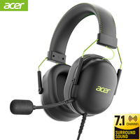 2025 Acer OHW200 Headphones 7.1 Surround Sound Wired USB Gaming Headset with Mic Noise Cancelling- Gamer for PC, Laptop