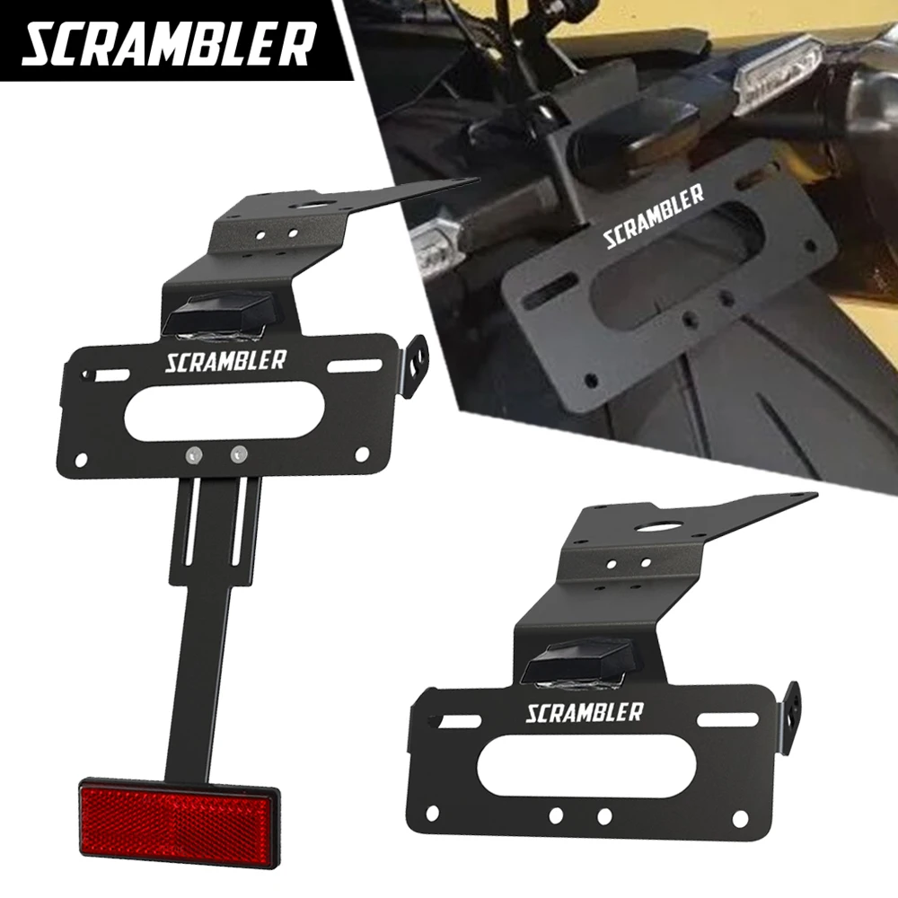 

Motorcycle Rear Tail Tidy Fender Eliminator Kit For Scrambler 400 X Speed 400 2024 2025 2026 License Plate Holder Bracket Parts