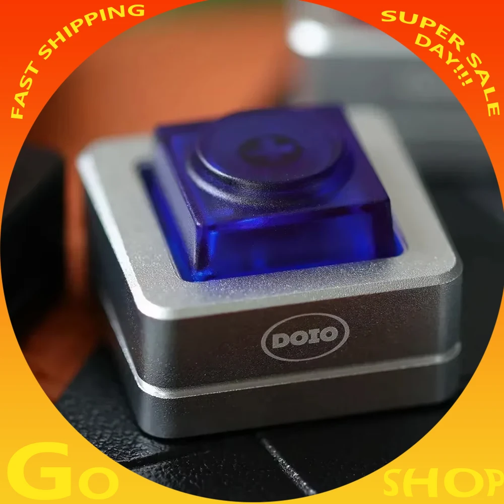 

DOIO KB01-13 Portable Boot Desktop Computer Boot Key Aluminum Alloy External CNC Desktop Power Switch Game Office Accessories