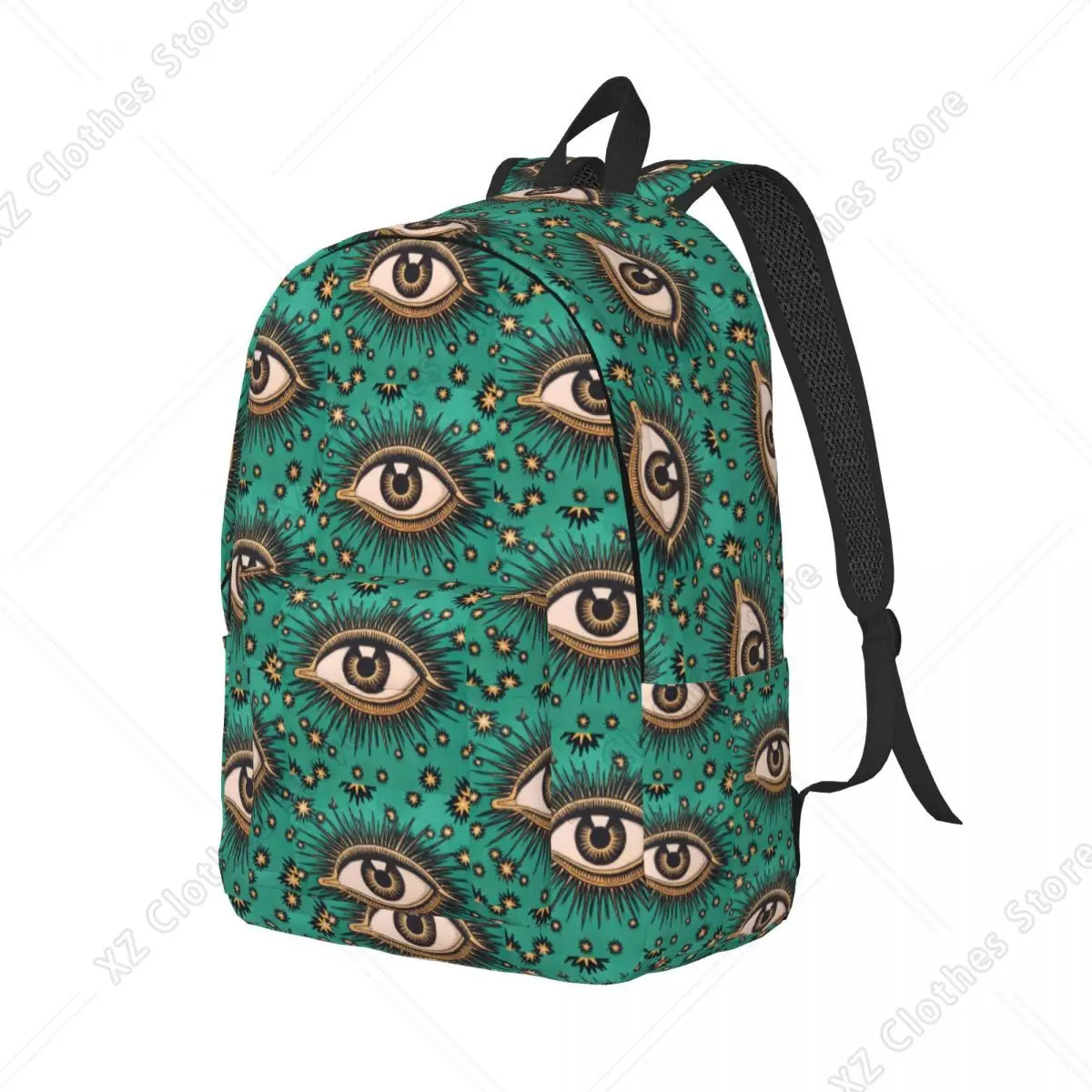 Custom Eye Art Laptop Backpack Women Men Casual Bookbag for School College Students Evil Mystic Eyes Bags