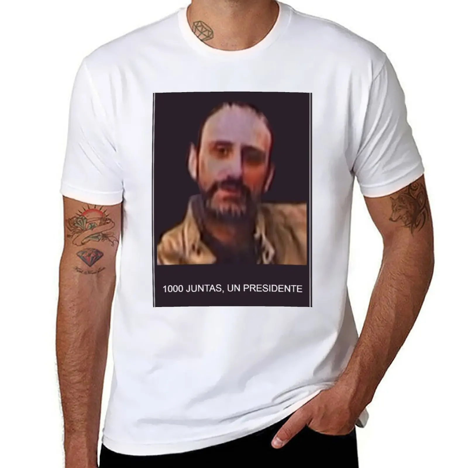 

Juan costs 1000 boards, a president T-Shirt t shirts for man slim fit cotton tshirt 100% T-Shirt
