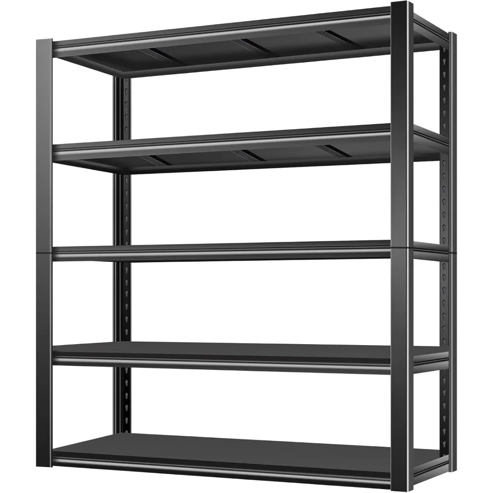 

3000LBS 48" W x 18" D x 72" H Garage Shelving, 5-Shelf Industrial Storage Shelves Heavy Duty, Metal Shelving Units with Adjusta