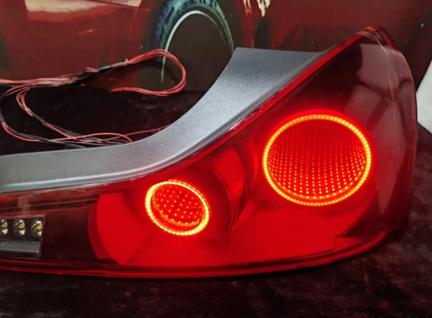 

Задний фонарь автомобиля, задний фонарь для Infiniti R37, модифицированный тормозной фонарь заднего хода, указатель поворота