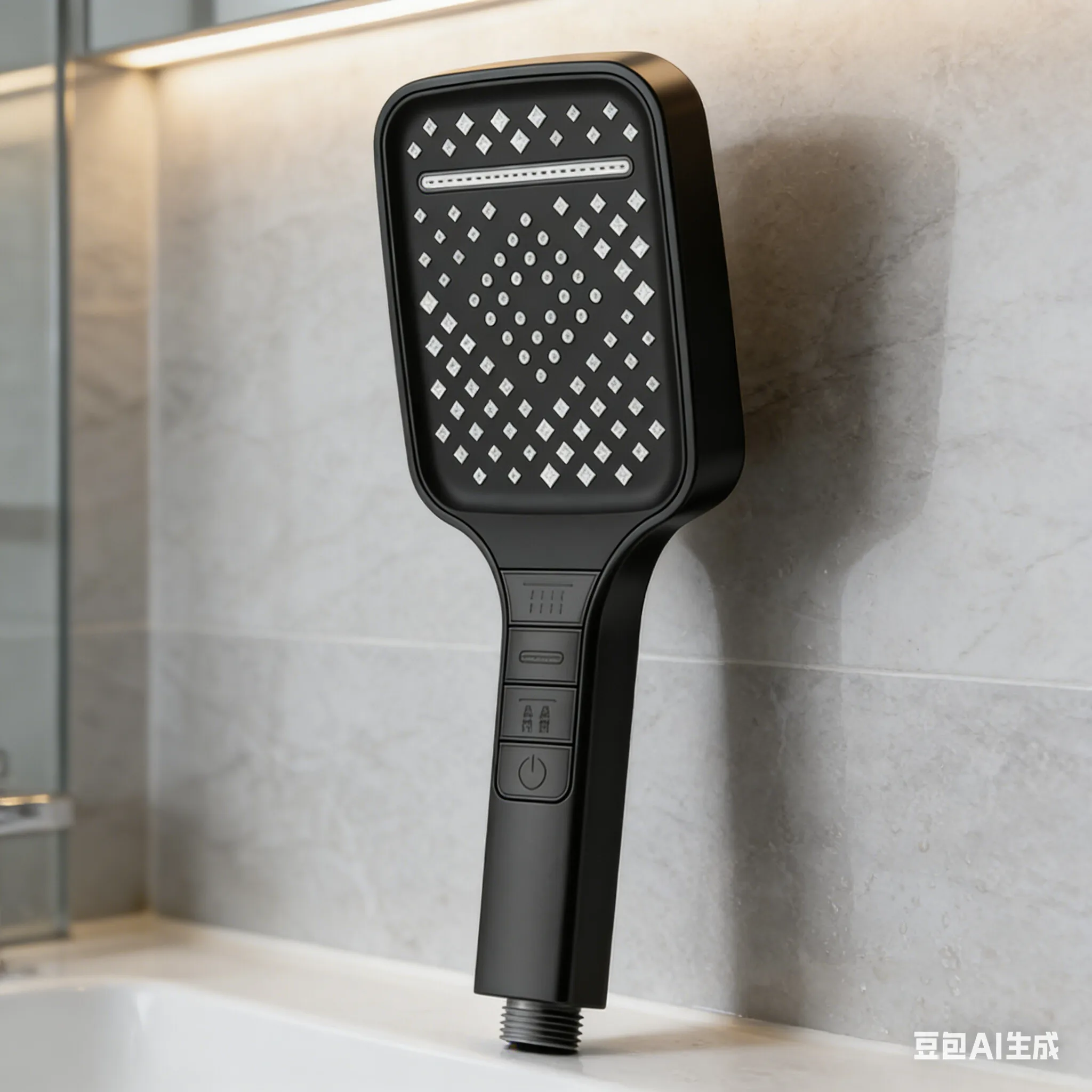 

High-Pressure Handheld Showerhead Set - Boosting, Universal, 7-Level Buttons, Super Strong Water Flow