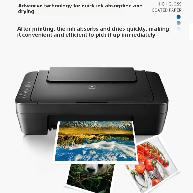 

100 листов глянцевой фотобумаги формата А4, бумага для принтера 5/6 дюймов, водостойкая, прочная, для фотопечати без выцветания