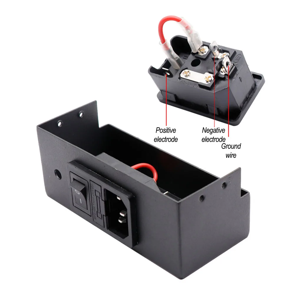 Switching Power Supply Housing For 3D Printer Power Shield 12V/24V 360W Male Socket For Ender 3 For CR10 Printers Tool Part ﻿