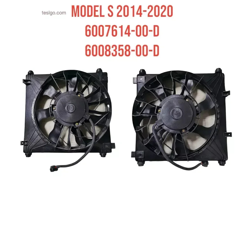 

Suitable For Tesla Model S Electronic Radiator Cooling Fan Water Tank E-Fan 6007614-00-D Auto Parts Replacement 6007614 6008358