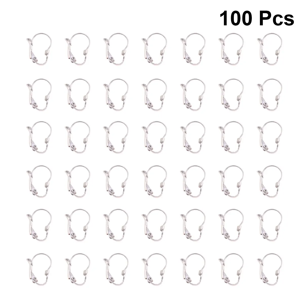 

100Pcs Stainless Steel DIY Earrings Accessories Smooth Surface Handmade Jewelry for Women Gifts Earrings Accessories