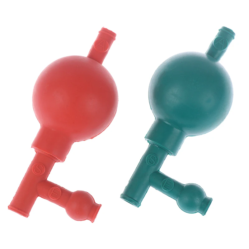 ضغط آمن لمبة شفط مطاطية كمية ، حشو ماصة ، 3 صمامات