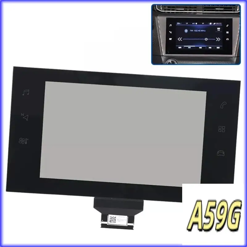 

G9-LPM070G215A 7-дюймовый 61-контактный стеклянный сенсорный экран для 308 408 Citroen RCC, детали дигитайзера автомобильного радио