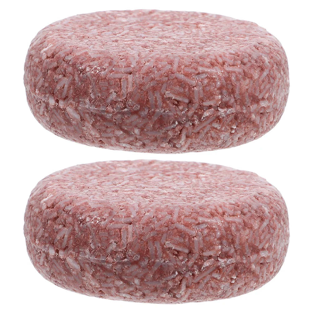 

2 Pcs Shampoo Soap Bath Cleaning Hair Scalp Cleansing Essential Oil Cute Exfoliating Washing Compact Block Man Bathroom Hand