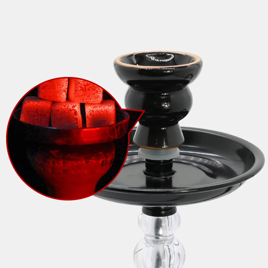 Colorful Aluminium French Style Portable Hookah Shisha Sheesha Plastic Hose Chichas Hooka Hookaah Smoke