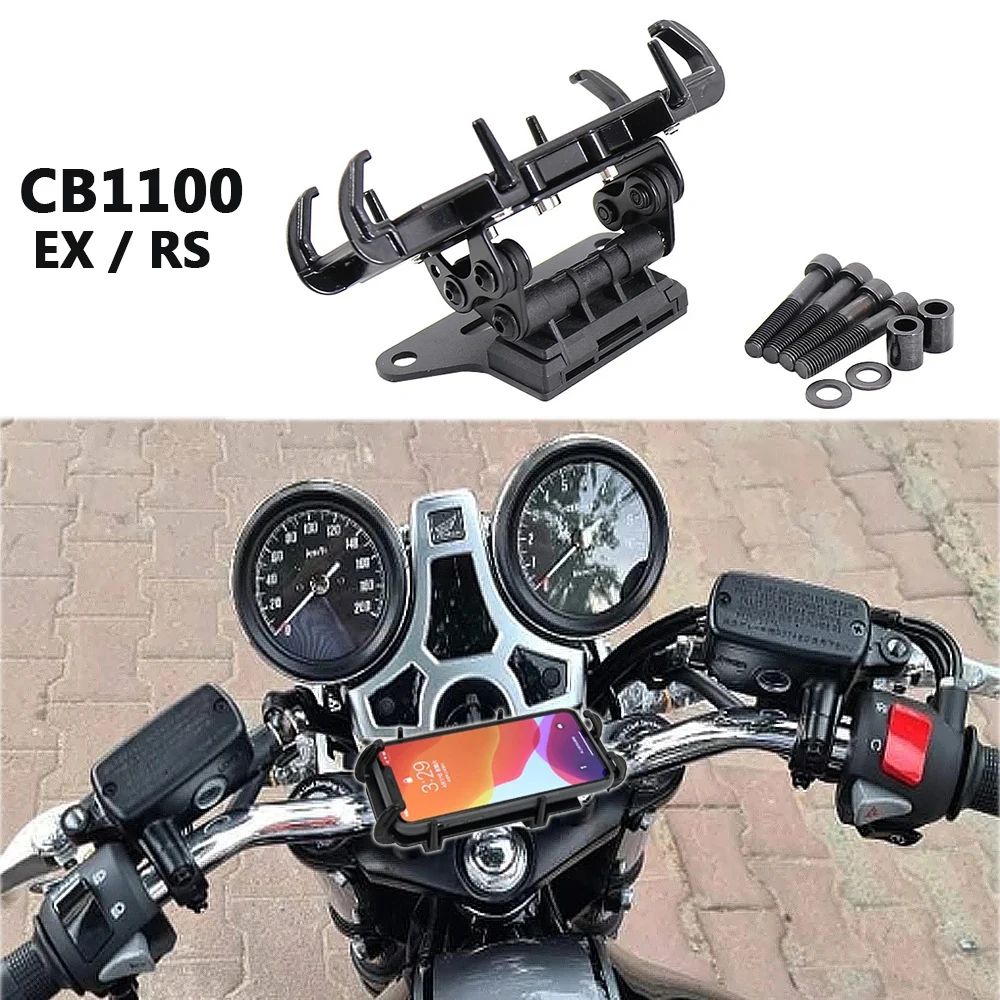 

For Honda CB1100 RS EX 2012-2021 Motorcycle Accessories Navigation Bracket GPS Phone Holder Mount Kit Smartphone Adaptor Plate