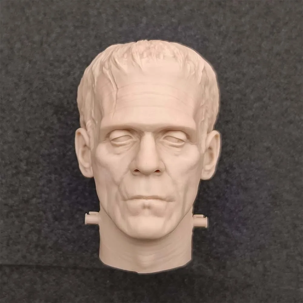 1/6 Die Cast Resin Figure Model Assembly Kit Frankenstein Devil Dr. Head Carving (55mm) Unpainted Free Shipping