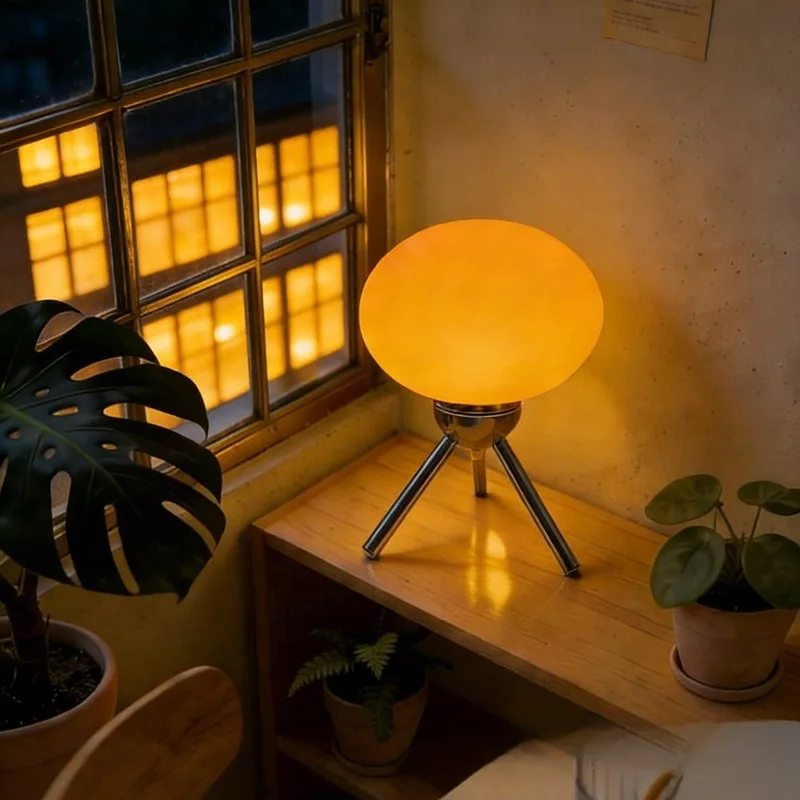 Nordic creative marshmallow desk lamp, student dormitory desktop bedroom bedside lamp