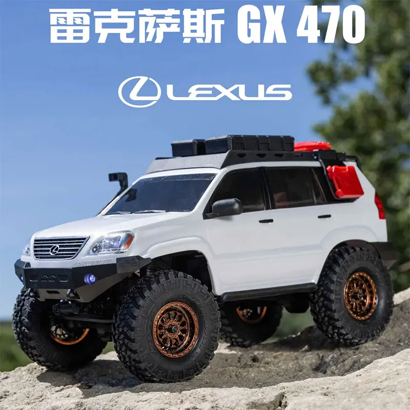 1/24 Axial Scx24 Remote Control Car Simulation Gx470 Climbing Car Wild Car Model Toy Holiday Gift