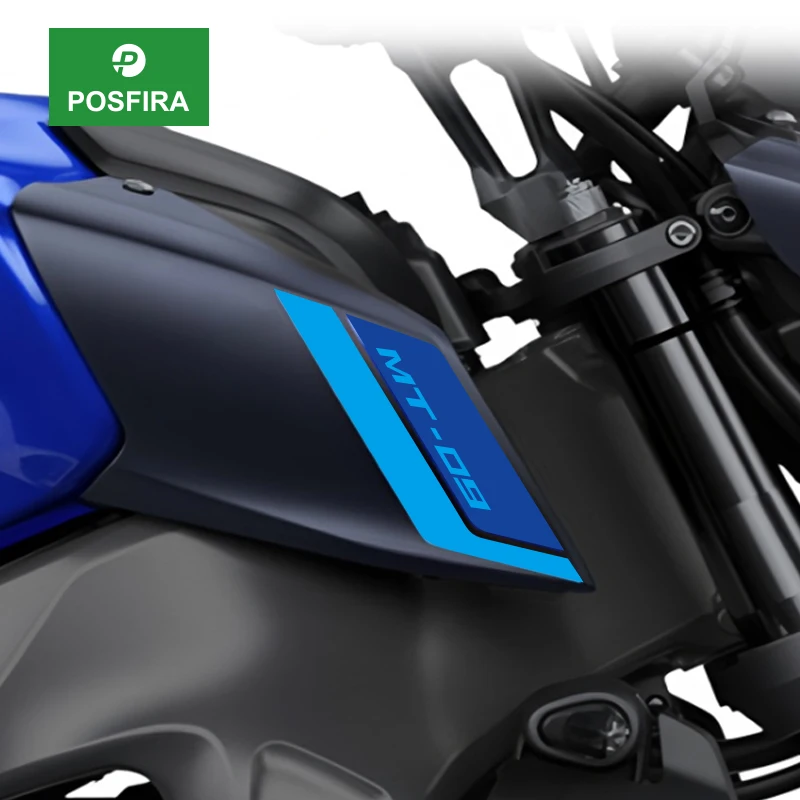 

POSFIRA наклейки на панель воздухозаборника мотоцикла, виниловые наклейки для Yamaha MT 09 MT09 2023 2022 2021 MT-09, аксессуары для мотоциклов