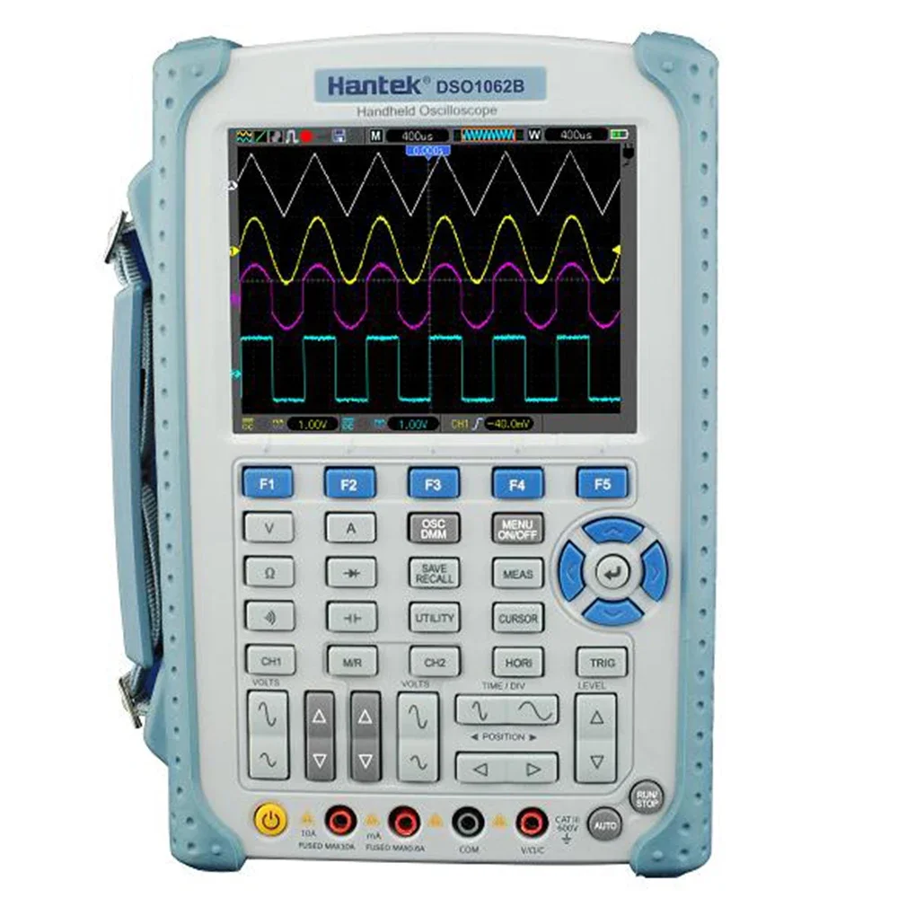 

Hantek DSO1062B 60MHz Handheld Digital Oscilloscope Multimeter 2-Channel Oscilloscope 1GSa/s 8bit for Laboratory Use