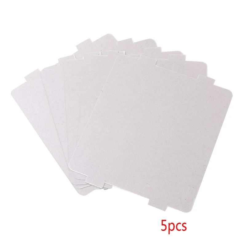 CPDD 5Pcs Mica Plates Sheets Microwave Oven Repairing Part 108x99mm Kitchen For Midea