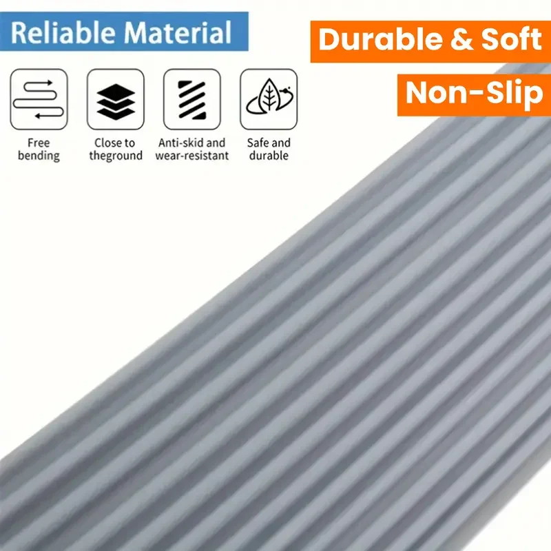 1 peça almofada de rampa multiuso de 80cm/31.49 polegadas-autoadesivo, durável, antiderrapante, adequado para robôs de varredura, carrinhos de compras