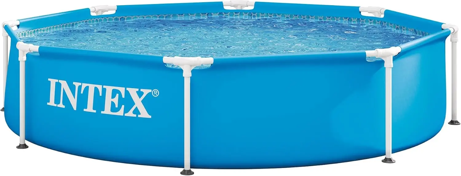 

28205EH Металлический каркасный бассейн для установки над землей: 8 футов x 20 дюймов – Устойчивый к проколам материал – Простая сборка –