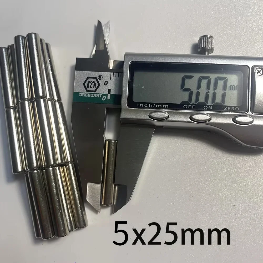 N52 5x25mm Magnet Super 5*25  Wind Neodymium Strong Generator Scooter Motor round Search Magnetic Diy Strong Bulk Dropshipping