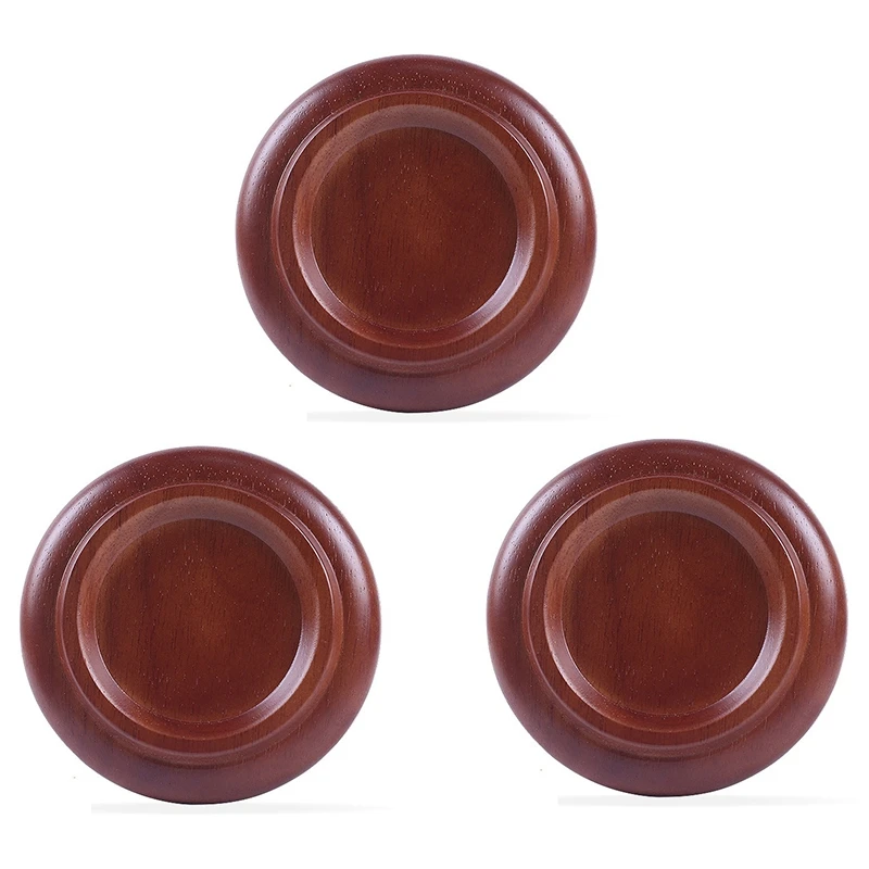 

Highly Recommended.Feet Floor Protectors Casters Cups Wood Glides Set of 3 ,Brown