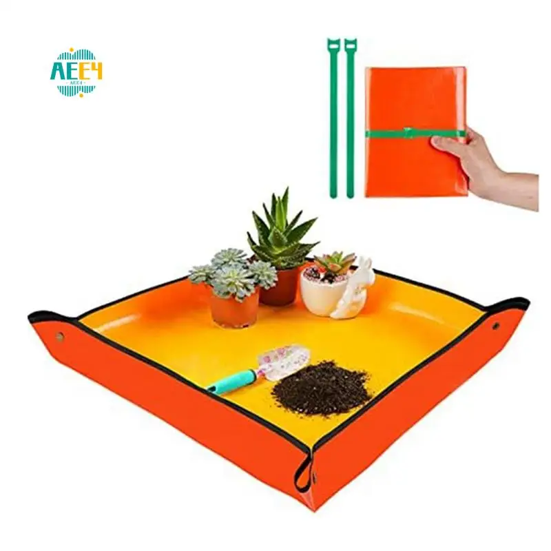 

AEE4-Plant Mat Set Used For Indoor Plant Transplantation And Soil Messy Control Can Be A Gift For Plant Lovers