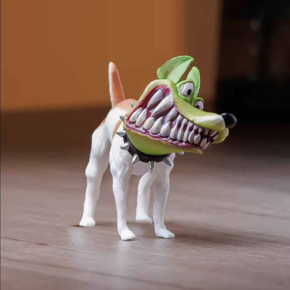 7cm The Mask Dog Action Figures Statue Anime Figure The Mask Model Figurine Desktop Decor Ornaments Holiday Children Gifts Toys