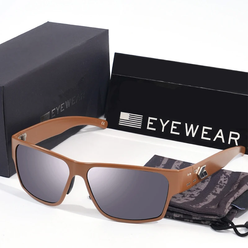 

Classic Aluminum Magnesium Polarized Sunglasses Men Brand Driving Fishing Sun Glasses for Men Designer Square DELTA Eyewear