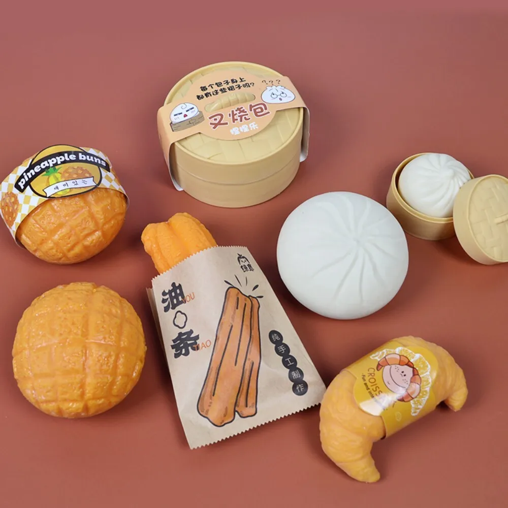 

Large Simulation Bun Stress Relief Slow Rebound Squeeze Toy Soft Dough Food Replica for Anxiety Relief Relaxation and Home Decor