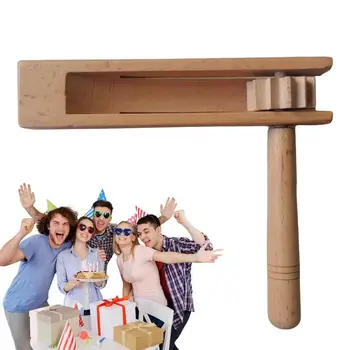 יצרני רעש ראצ 'ט עץ יצרני רעש מקסיקנים מאצ' ה ילדים כלי הקשה צעצועים