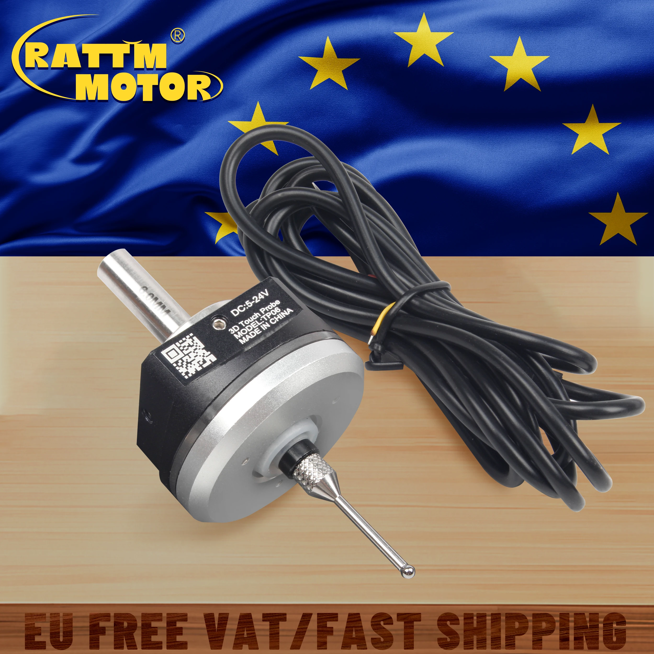 【TVA gratuit dans l'UE】 Sonde 3D CNC anti-roulis V5 de haute précision, détecteur de bord tactile pour trouver le centre pour Mach3 et Grbl