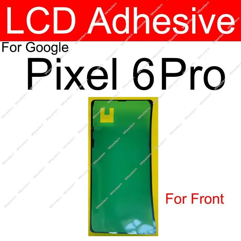 LCD + Back Adhesive For Google Pixel 5 5A 6 6 Pro Front Screen Adhesive Sticker Glue Rear Cover Adhesive Sticker Parts