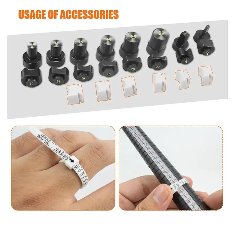 [AU03 Top !!] Ring Making Kit Ring Bender Tool For Spoon Rings Heavy Duty Ring Earring Bending Jewelry Making Tool