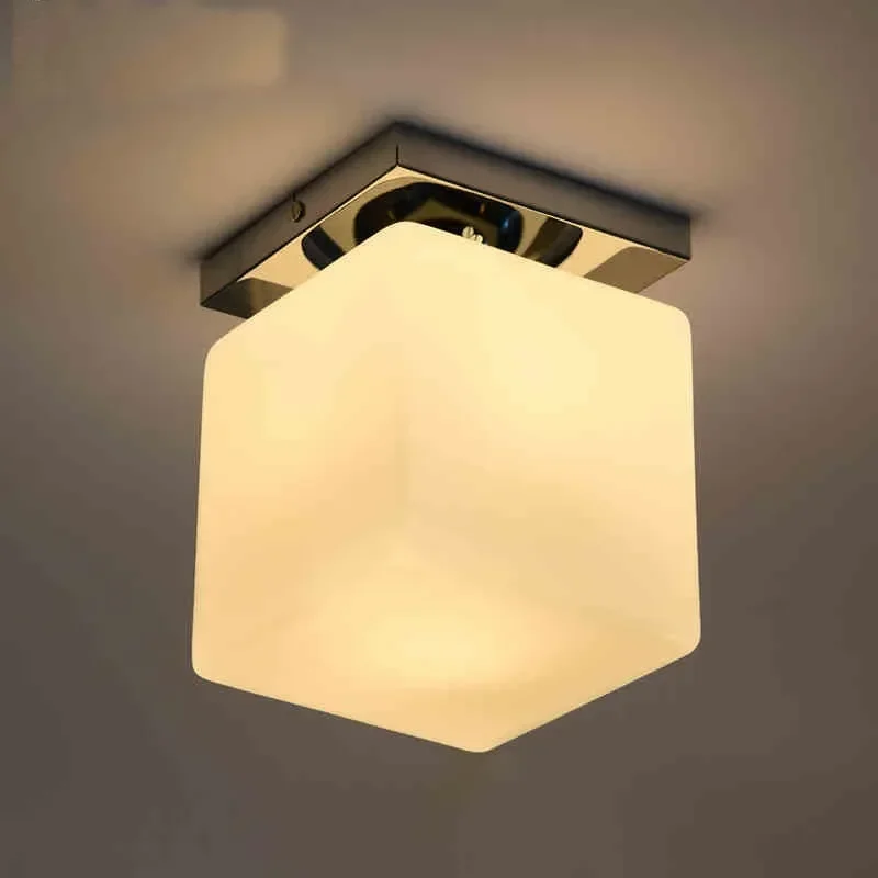 Modern Simple Bedroom Bedside Living Room Aisle Sugar Cube Ceiling Light