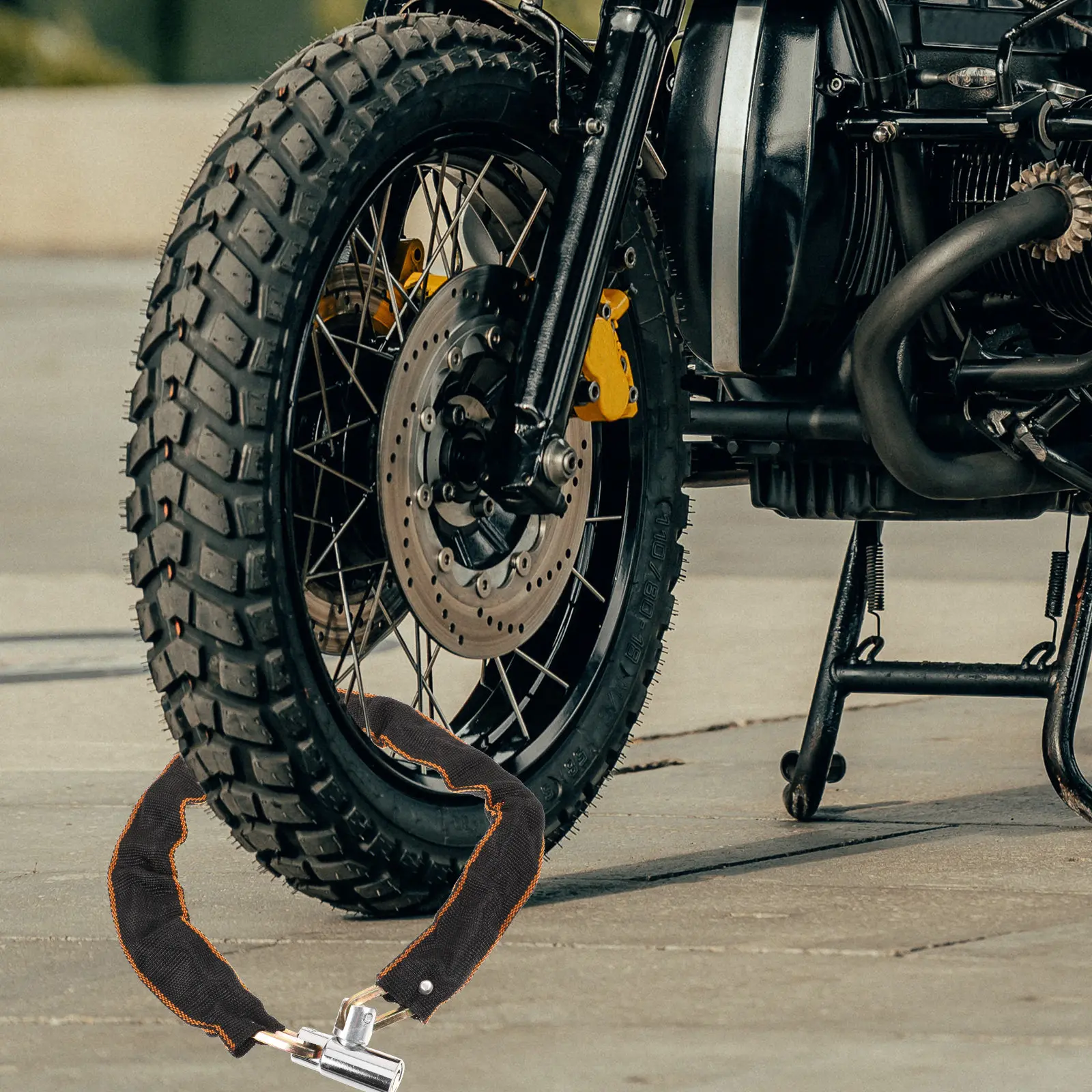 

Bike Chain Lock Anti Theft Portable Keyless Security Lock for Bike Bags Outdoor Cycling Safety Cable Locks