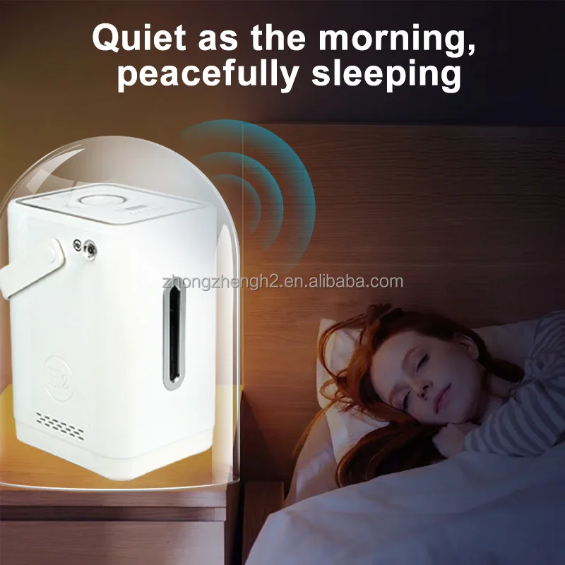 Portable Dual Pem Hydrogen Breathing Inhalation Machine Multifunctional Hydrogen Gas Inhaler Generator