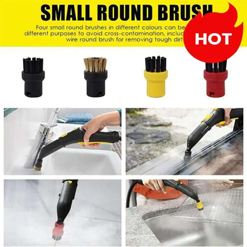A01V-مجموعة فرشاة الفوهة المشتركة ل Karcher SC1 SC2 SC3 SC4 SC5 SC7 قطع غيار منظف البخار إزالة البقع العنيدة