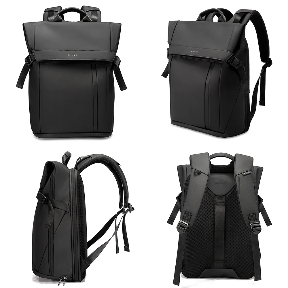 2023 Men\'s Backpack Fashion 15.6 in Laptop Man Backpack Bag Unisex Black Male Business Backpack Women Mochila