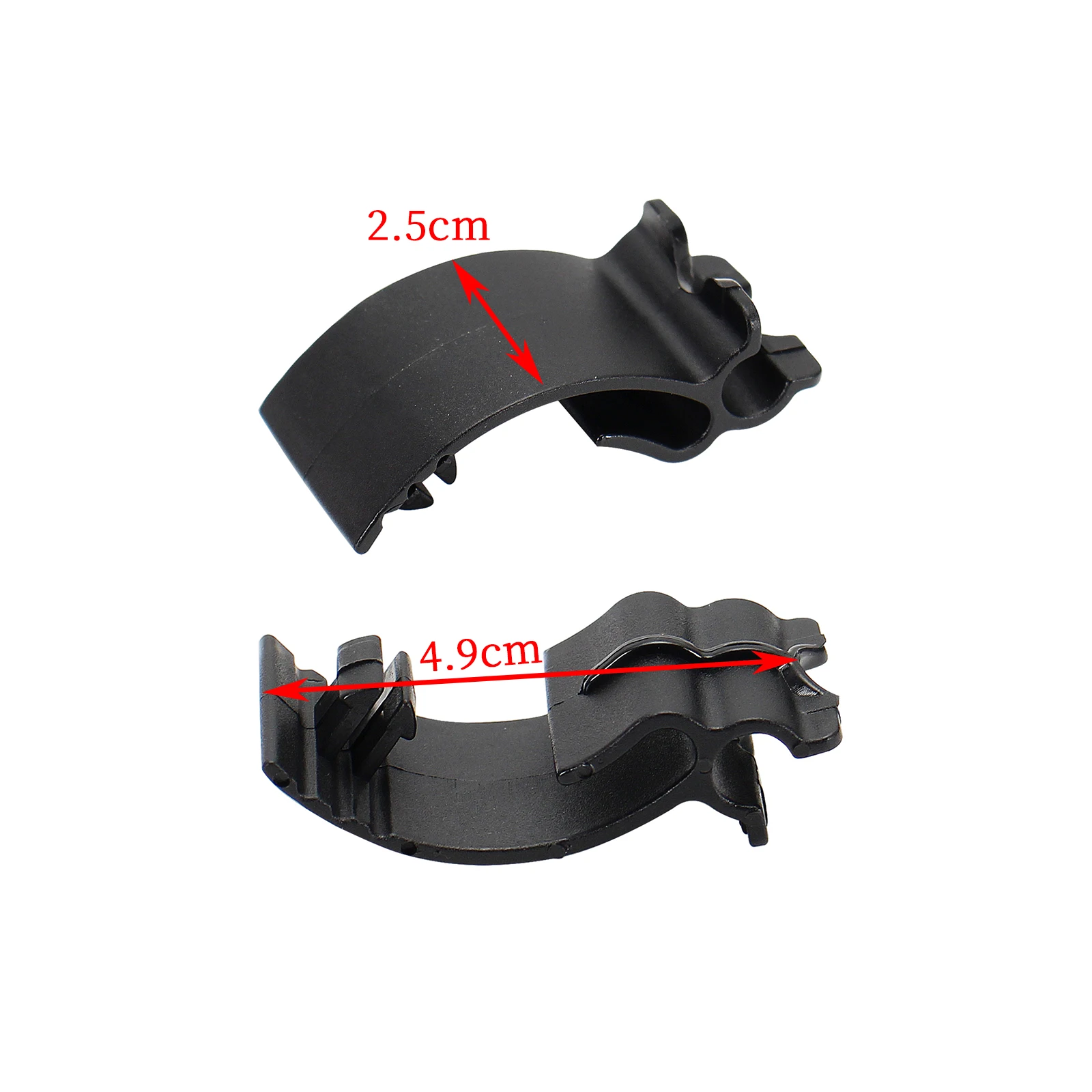 For Harley Sportster XL883 XL1200 48 72 2004-2021 Motorcycle Black Side Battery Cover Clips Mount Clamp Right Left