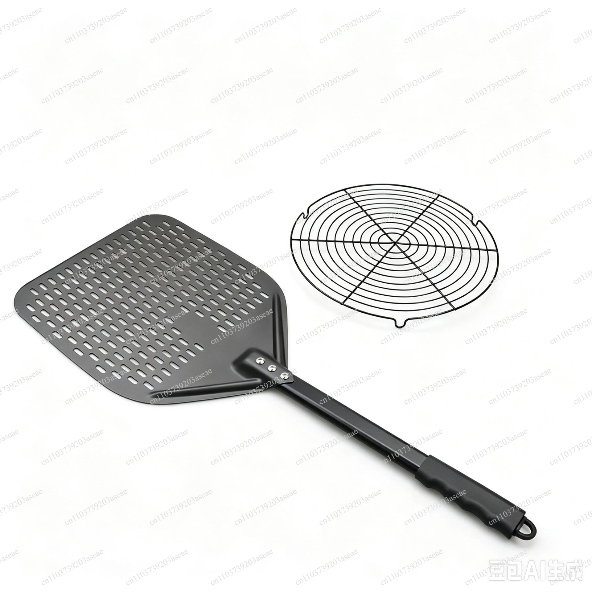 Pizza spatula set 12 inch perforated aluminum pizza spatula stainless steel cooling rack baking transfer tool