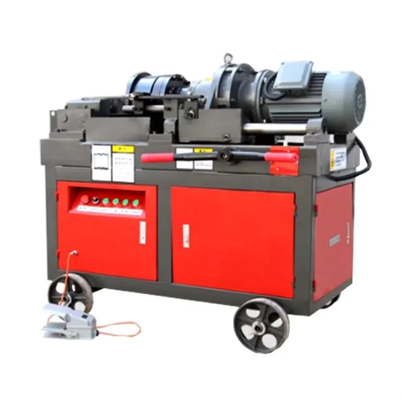 Thread Rolling Machine Two Roller Electric Thread Roller Equipment For Small Workshop Limited Installation Space Use