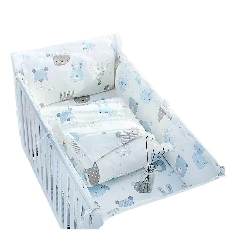 Sheet Cotton Set Cotton Baby Bedding Set Children's Crib Sheet Baby Bedding Crib Swaddling Toddler Children's Blanket Newborn