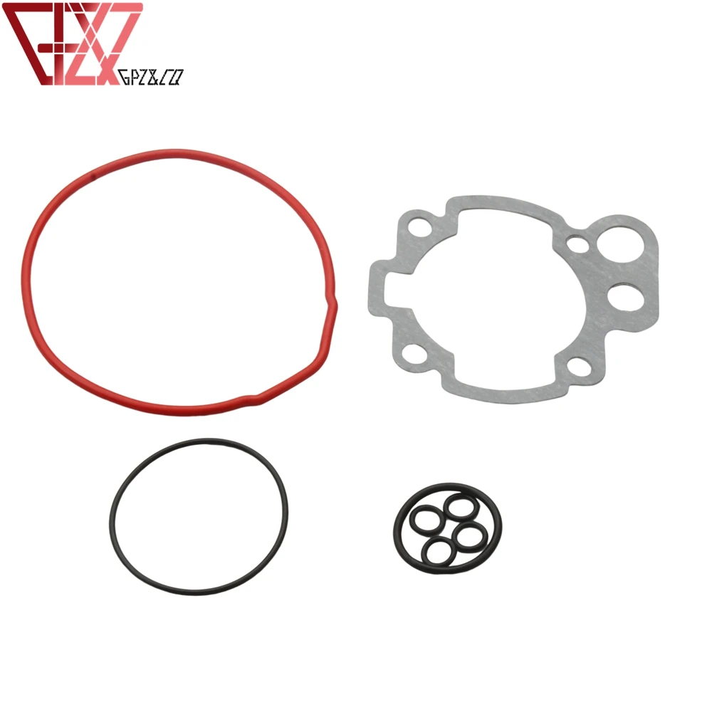 Motorcycle AM6 Cylinder Gasket Set Top End For MBK X-Limit Enduro SM X-Power 50cc Minarelli AM5 2-Stroke 1E40MB Engine